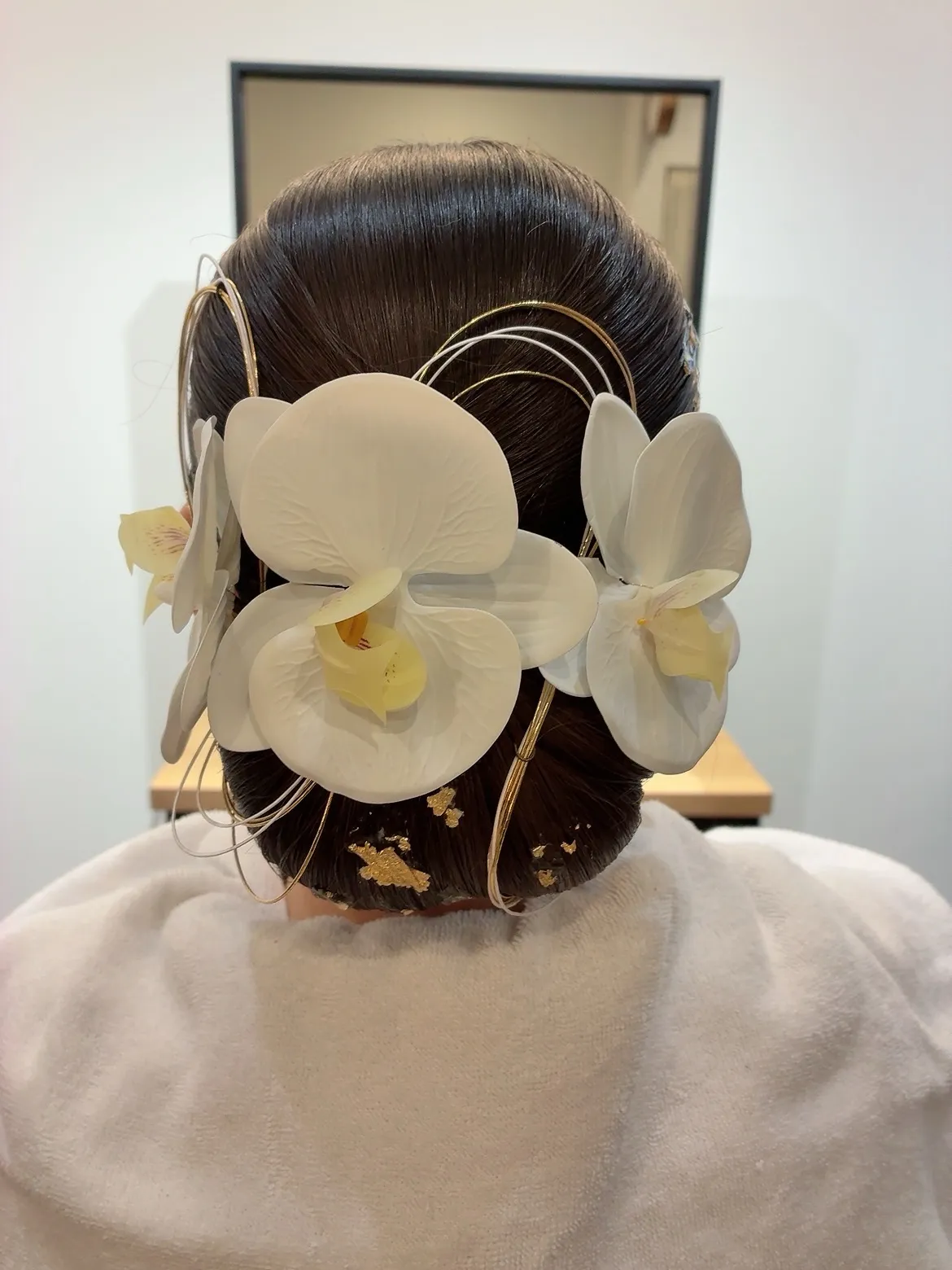 先日、卒業式のお支度をお手伝いさせていただきました。